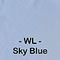 Sky blue Weathershield fabric swatch 