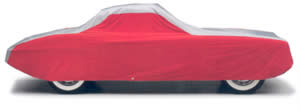 Multi-color Weathershield Car Cover, Red and Grey