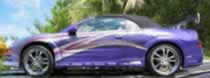 Purple Mitsubishi Eclipse